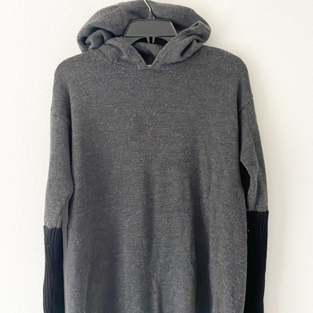 ATHLETA 100% Extra FIne Merino Wool Sweater Hoodie - Picture 2 of 12